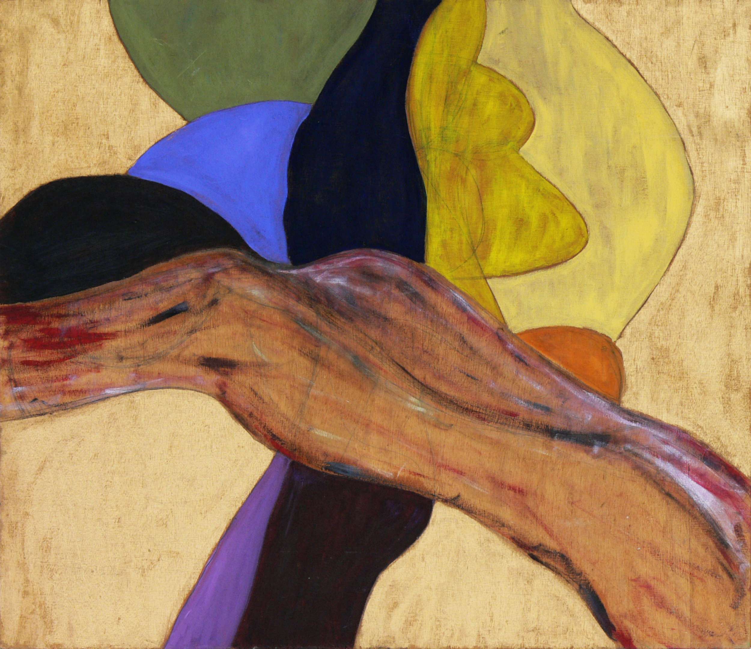 04, Ich-Verkehrt, 59 x 76 cm, Öl auf Holz, 1995-2500
