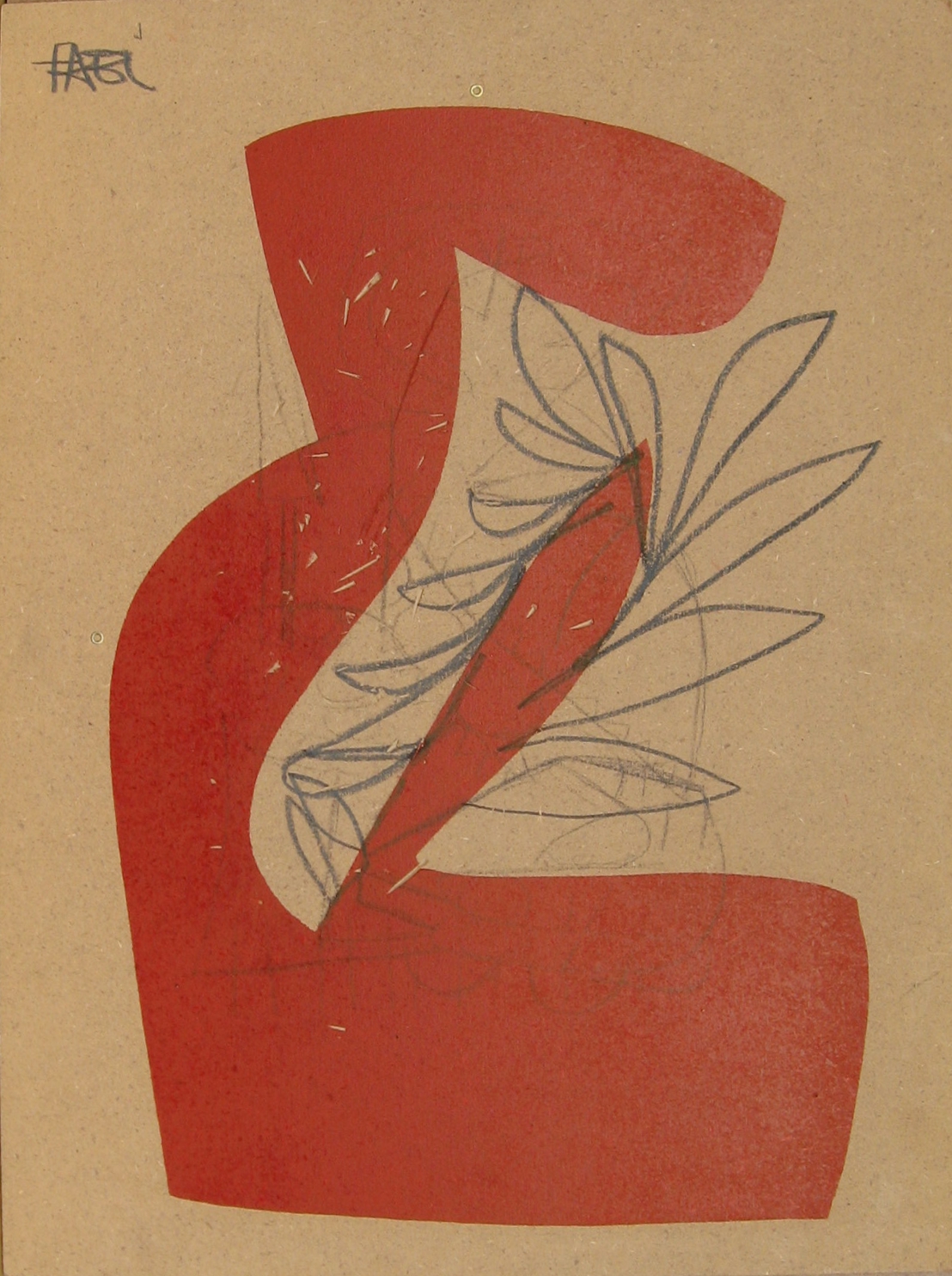 s.330, Das Weinen, 60 x 45 cm, Schablonendruck und Holzfarbe auf MDF, 11-10